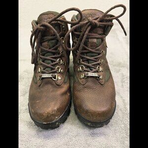 RedHead Bone‎ Dry Boots Mens 7M Brown Leather Goretex Hiking I-1104